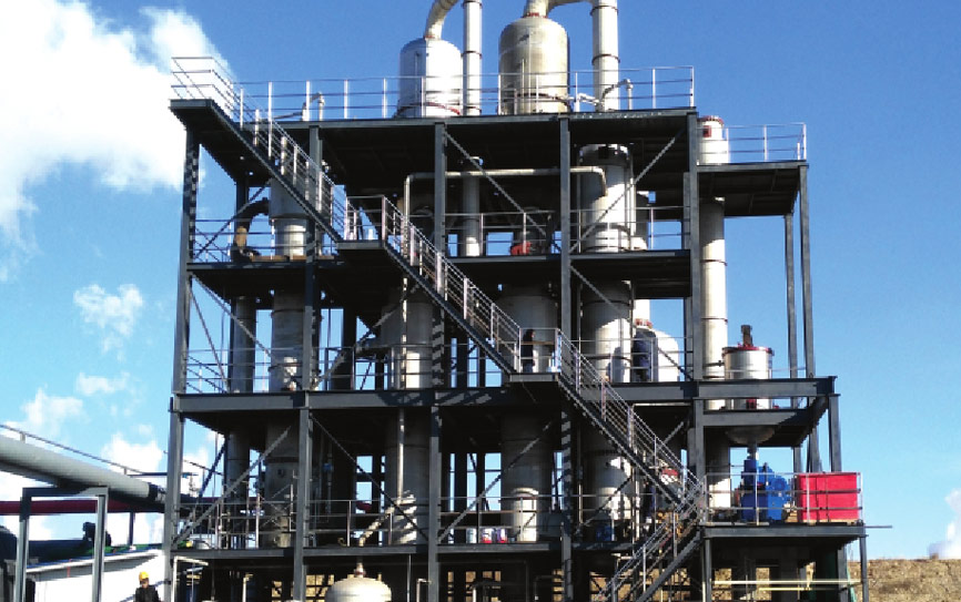 高鹽廢水濃縮蒸發(fā)結(jié)晶工程案例